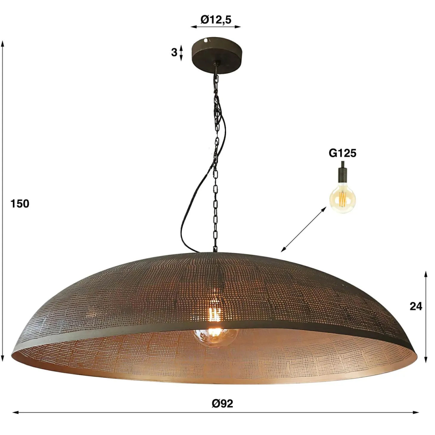 Hanglamp Ø90 cosmic - Loft24.nl