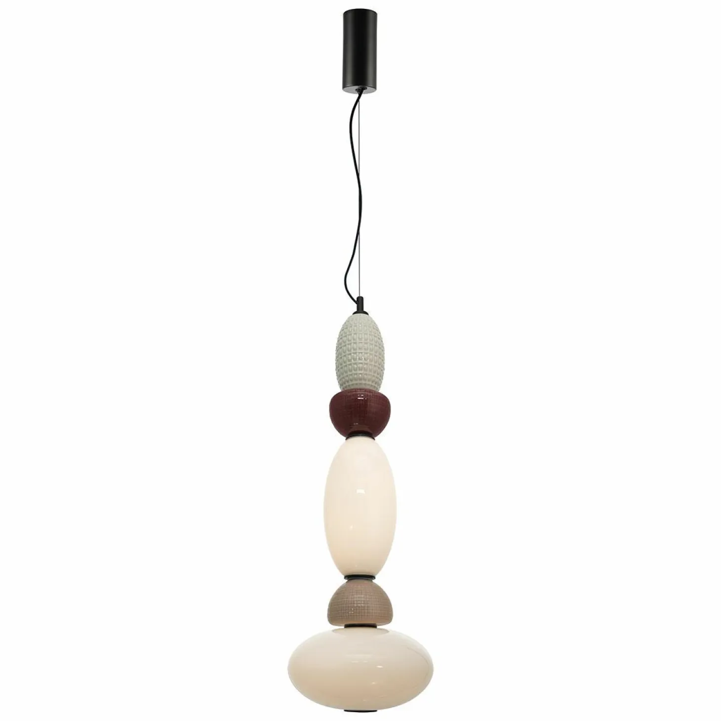 Hanglamp Garca Horizontaal - Keramiek en glas - Loft24.nl