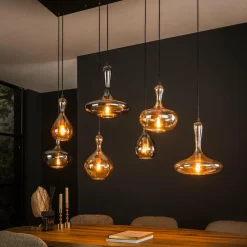 Hanglamp 4+3 Karaf - Loft24.nl