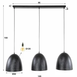 Hanglamp Kosmos Ø35cm - 3 Lampen - Loft24.nl