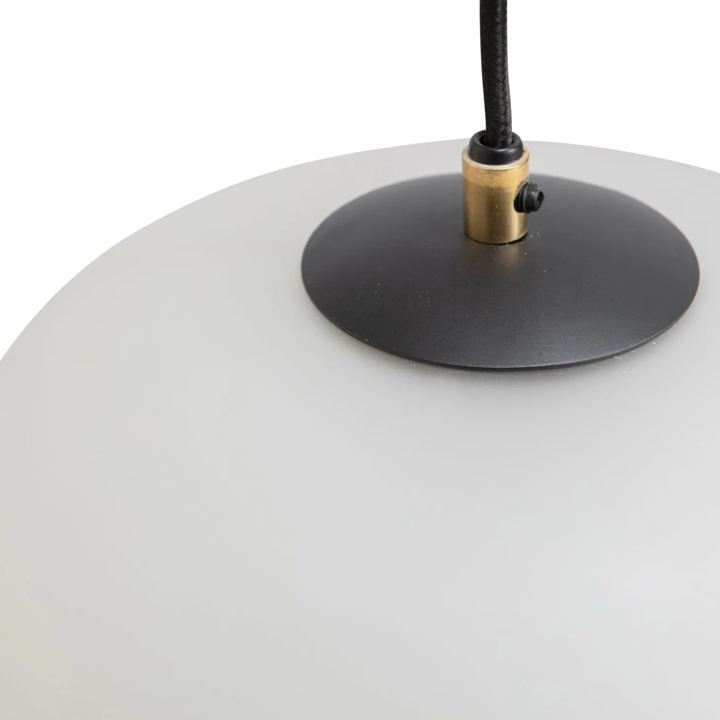 Hanglamp Micah Glas kleur Mat Wit - Loft24.nl