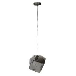 Hanglamp Rock 1 lamp Chromed Glass - Loft24.nl