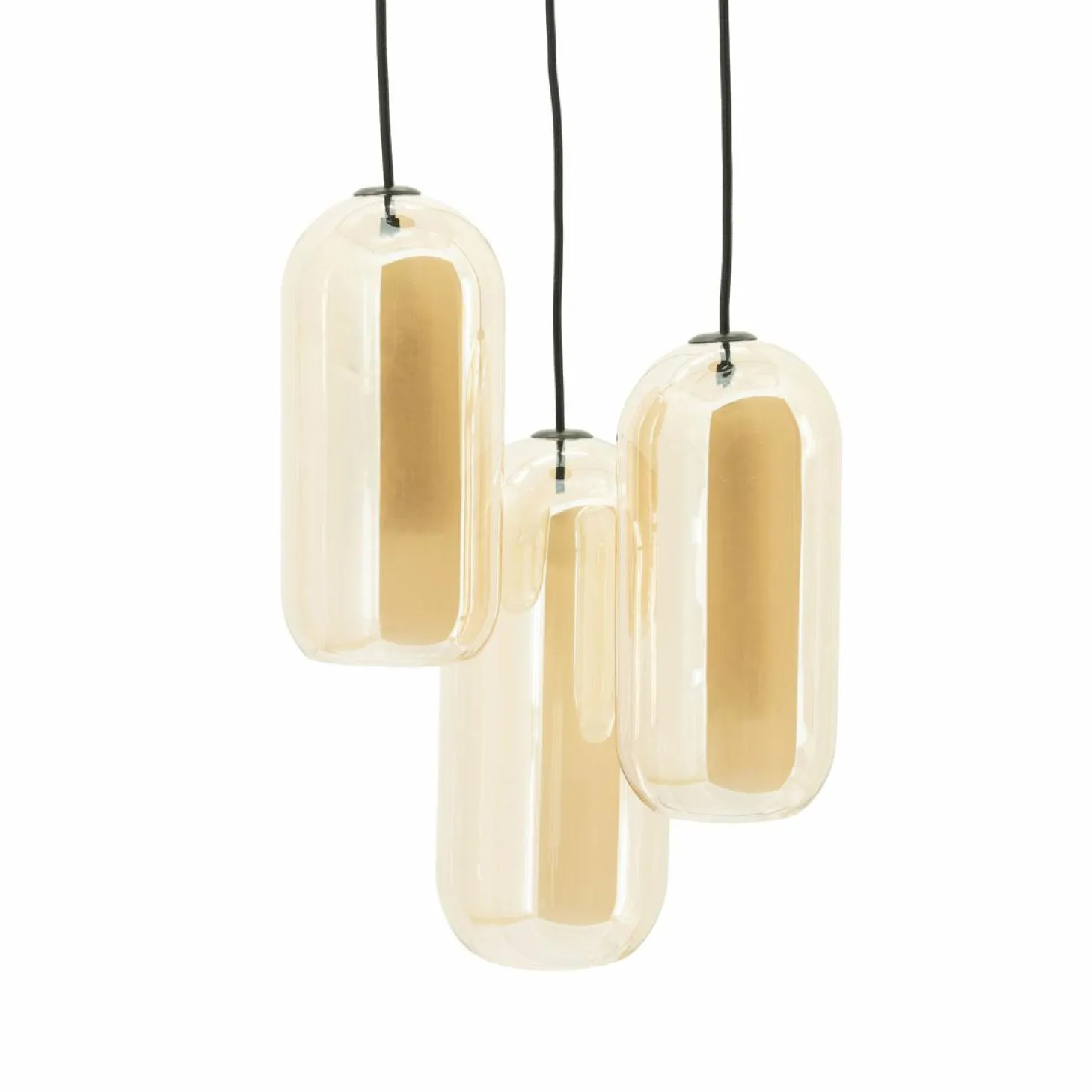 Hanglamp Shona Glas - 3 Lampen - Loft24.nl