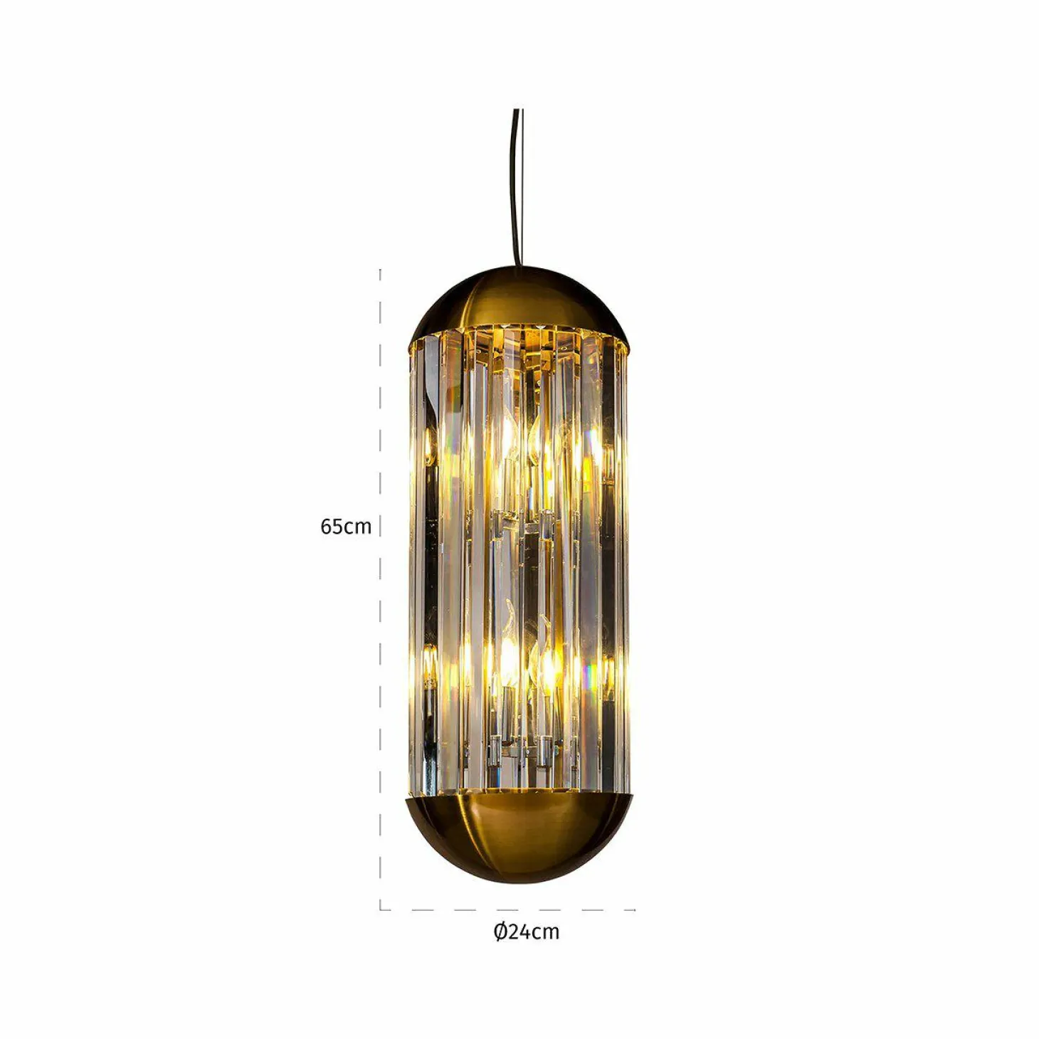 Hanglamp Sila Crystal - Loft24.nl