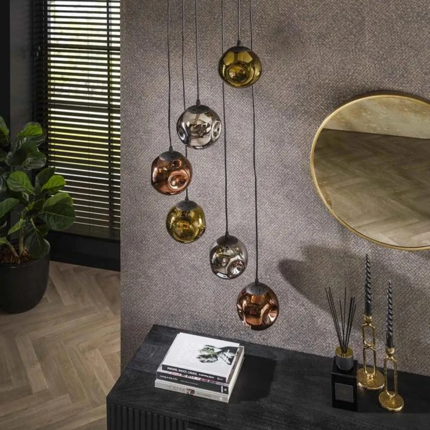 Hanglamp Stellar Ø15 cm - 6 Lampen - Loft24.nl
