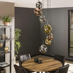Hanglamp Stellar Getrapt met 7 lampen - Loft24.nl