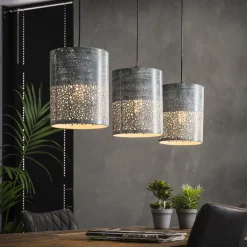 Hanglamp Stone 3 cilinder lampen - Loft24.nl