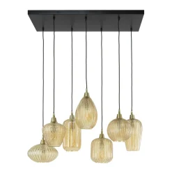 Hanglamp 4+3 V-shape pattern mix - Loft24.nl