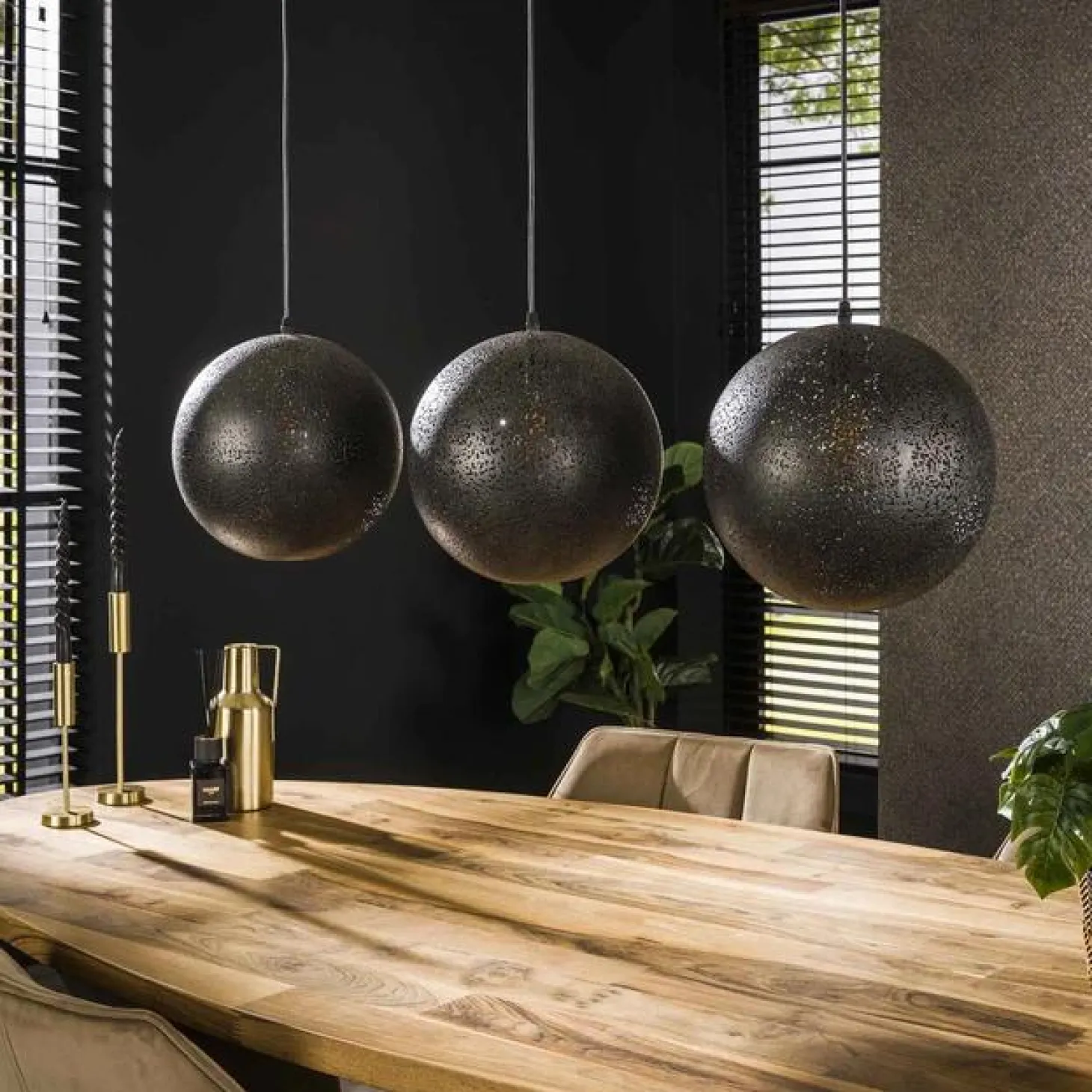 Hanglamp Zip Ø30 - 3 Lampen - Loft24.nl