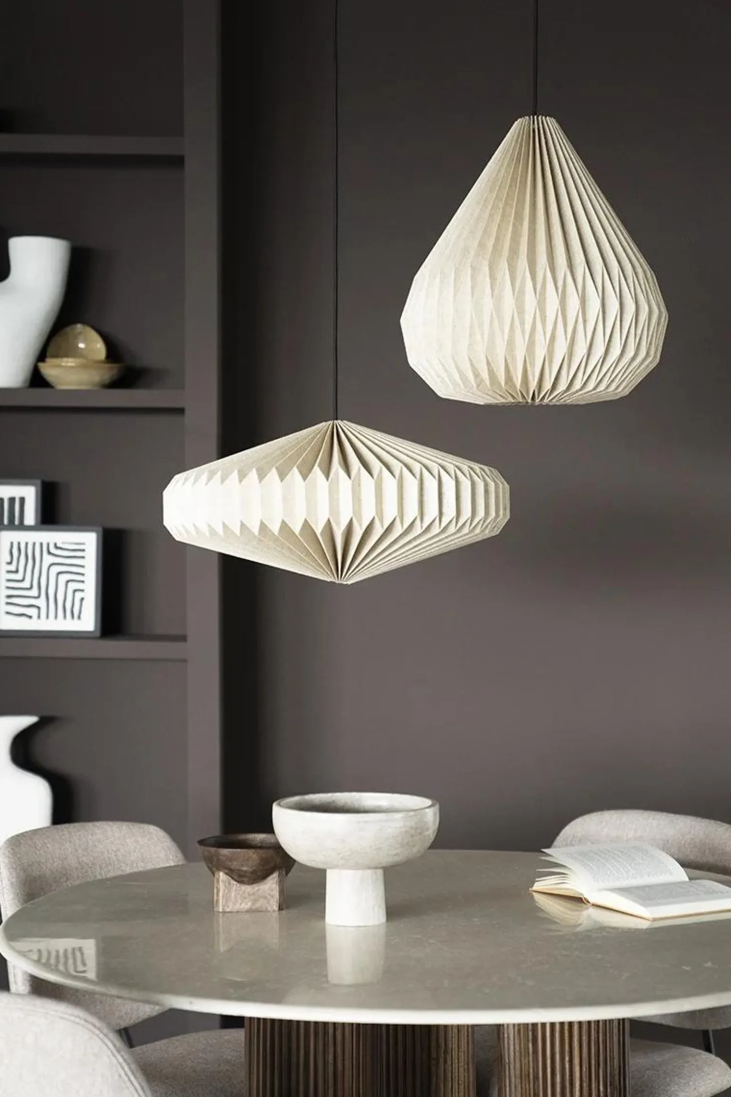 Hanglamp Zuki Linnen - 41cm - Loft24.nl