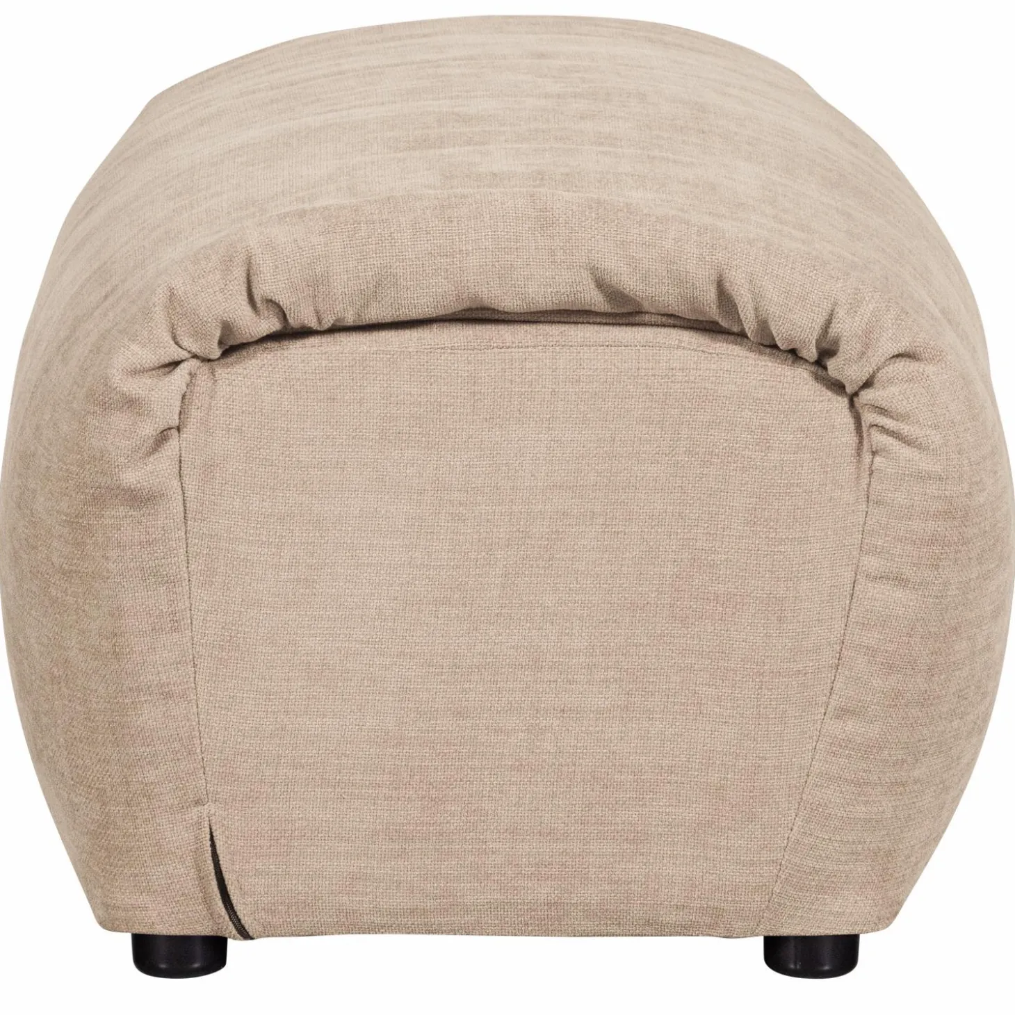 Hocker Baggy Geweven Chenille Zand - Loft24.nl