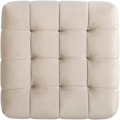 Hocker Huxley Velvet - Khaki - Loft24.nl