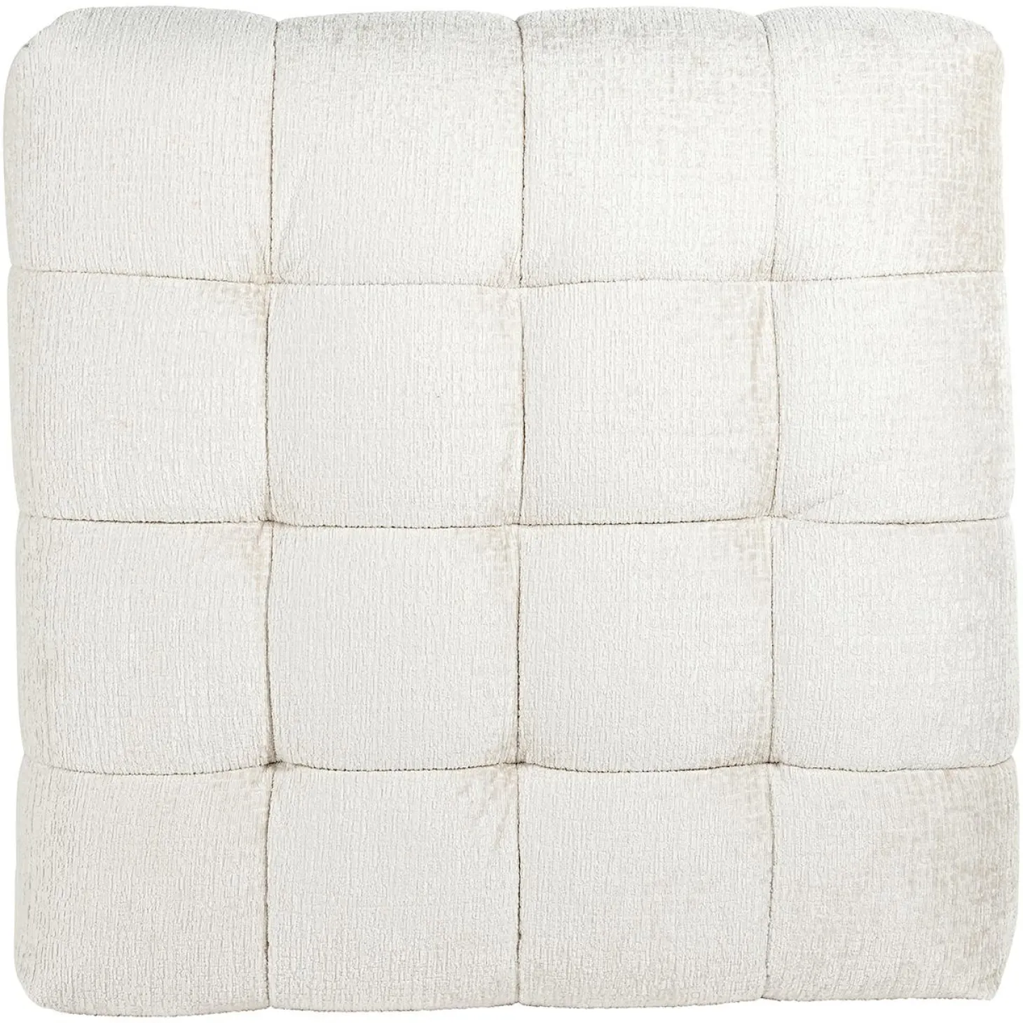 Hocker Merrol Chenille - Crème - Loft24.nl