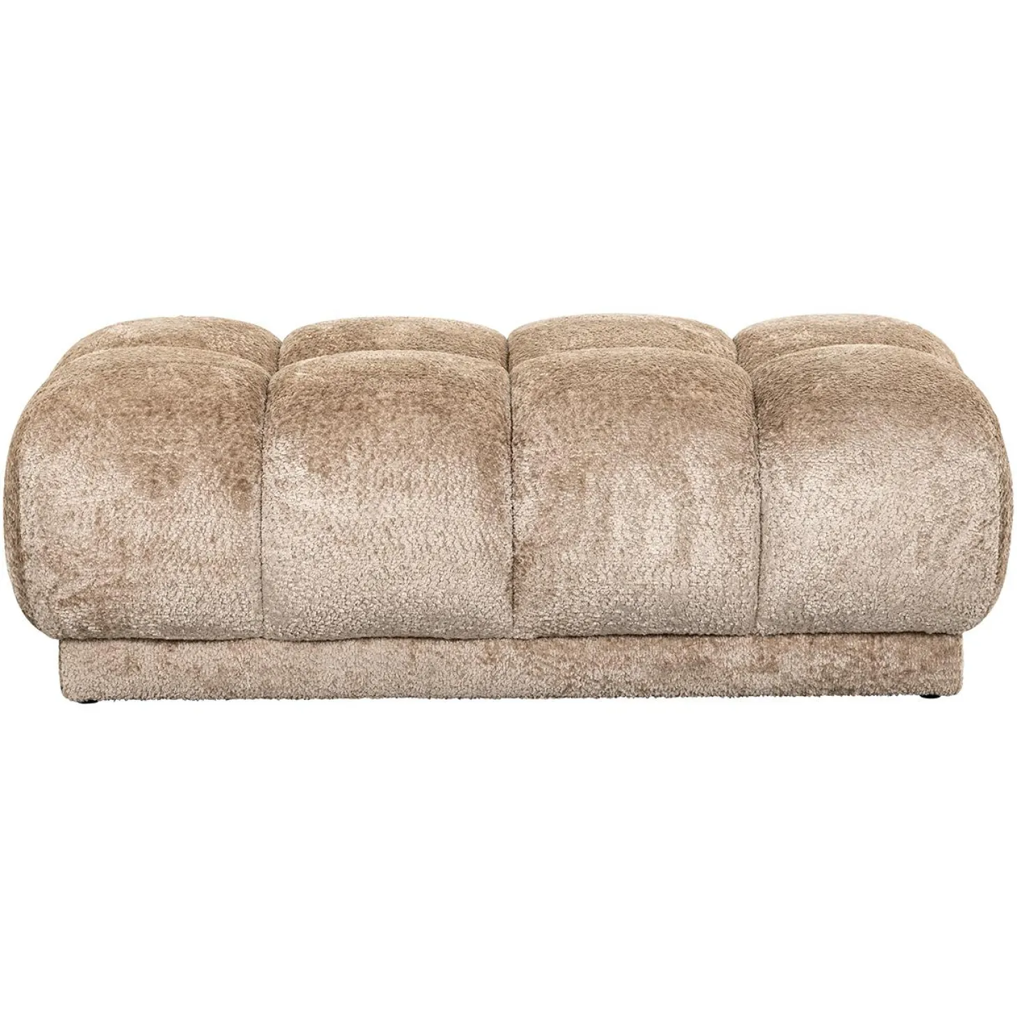 Hocker Noah Chenille - Naturel - Loft24.nl