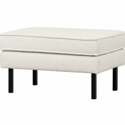 Hocker Rodeo Op Poten Bouclé Beige - Loft24.nl