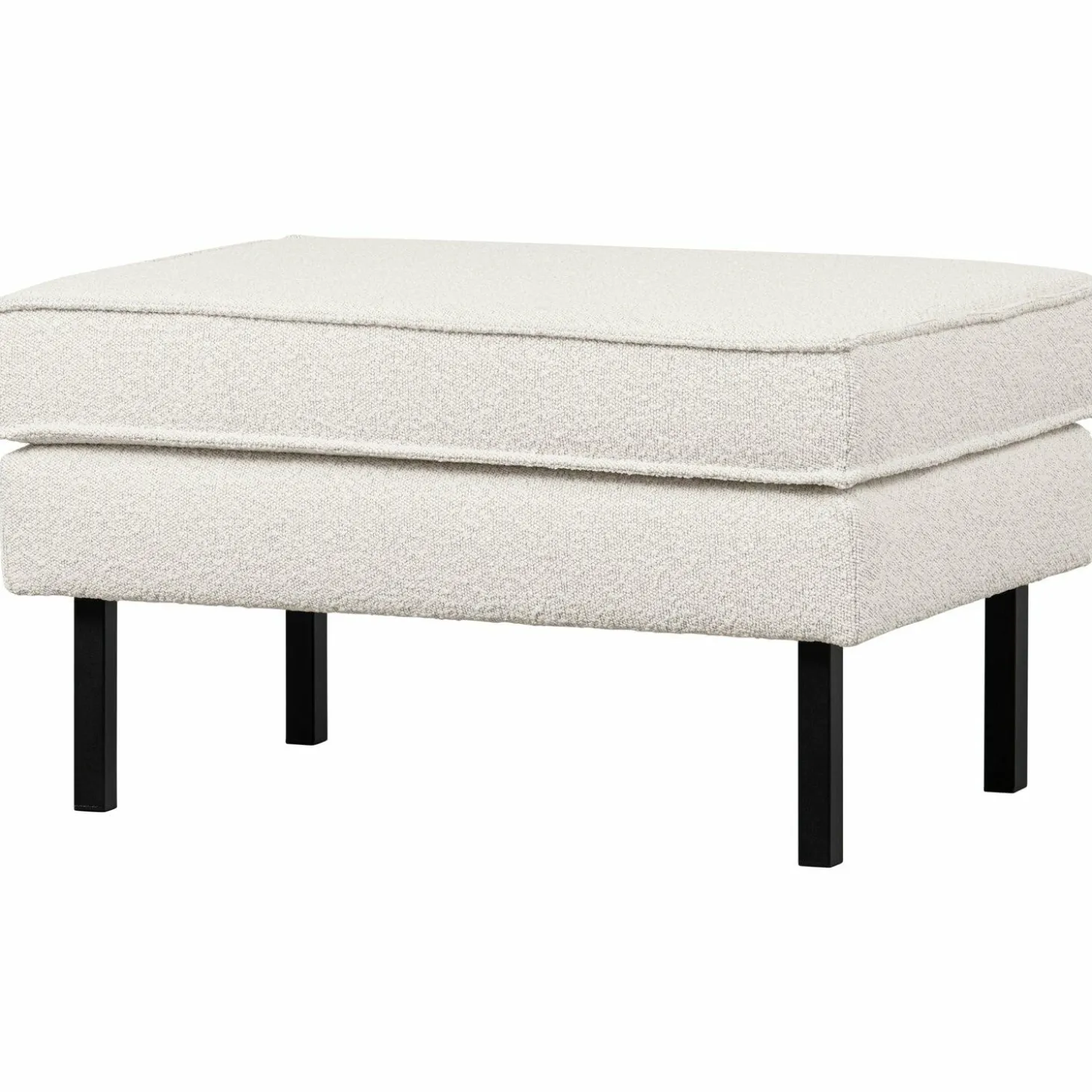 Hocker Rodeo Op Poten Bouclé Beige - Loft24.nl