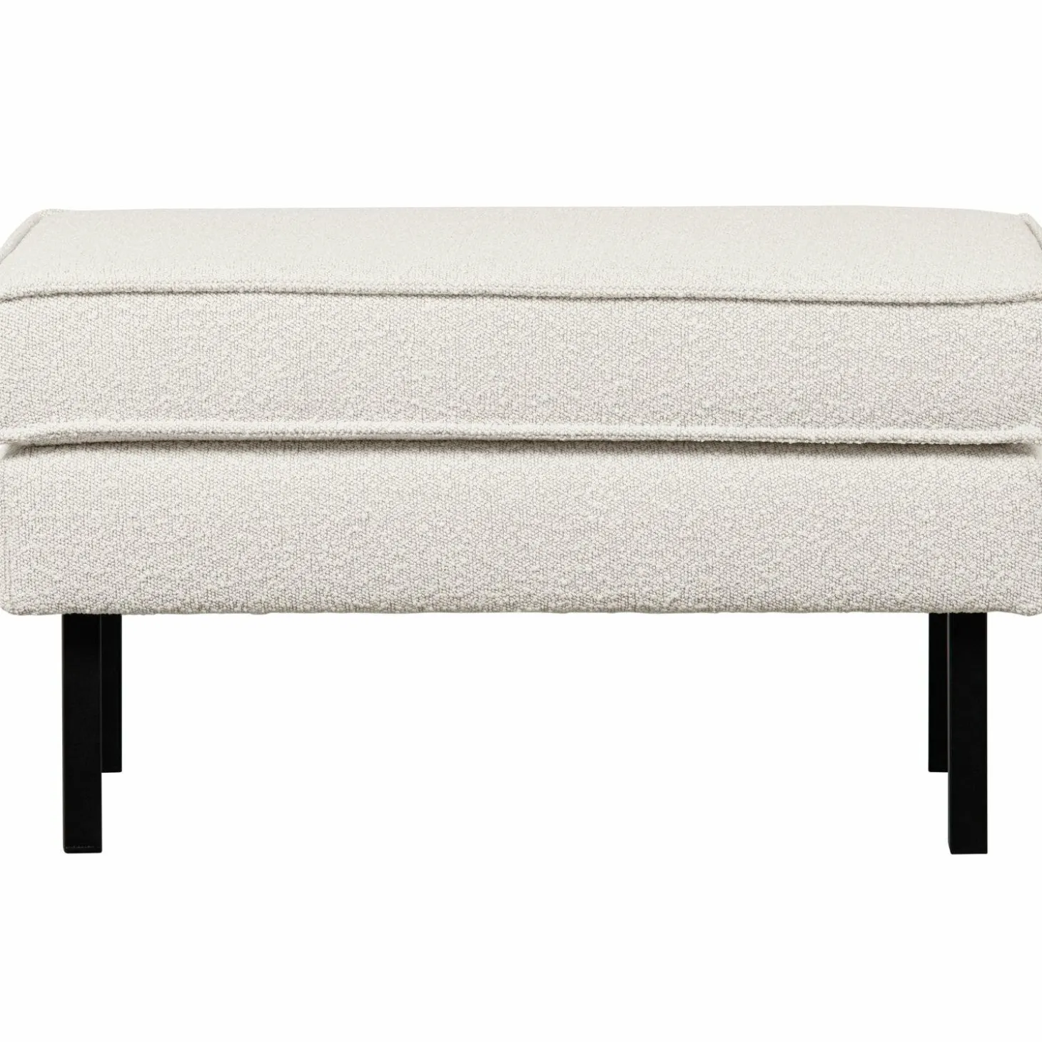 Hocker Rodeo Op Poten Bouclé Beige - Loft24.nl