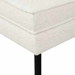 Hocker Rodeo Op Poten Bouclé Beige - Loft24.nl