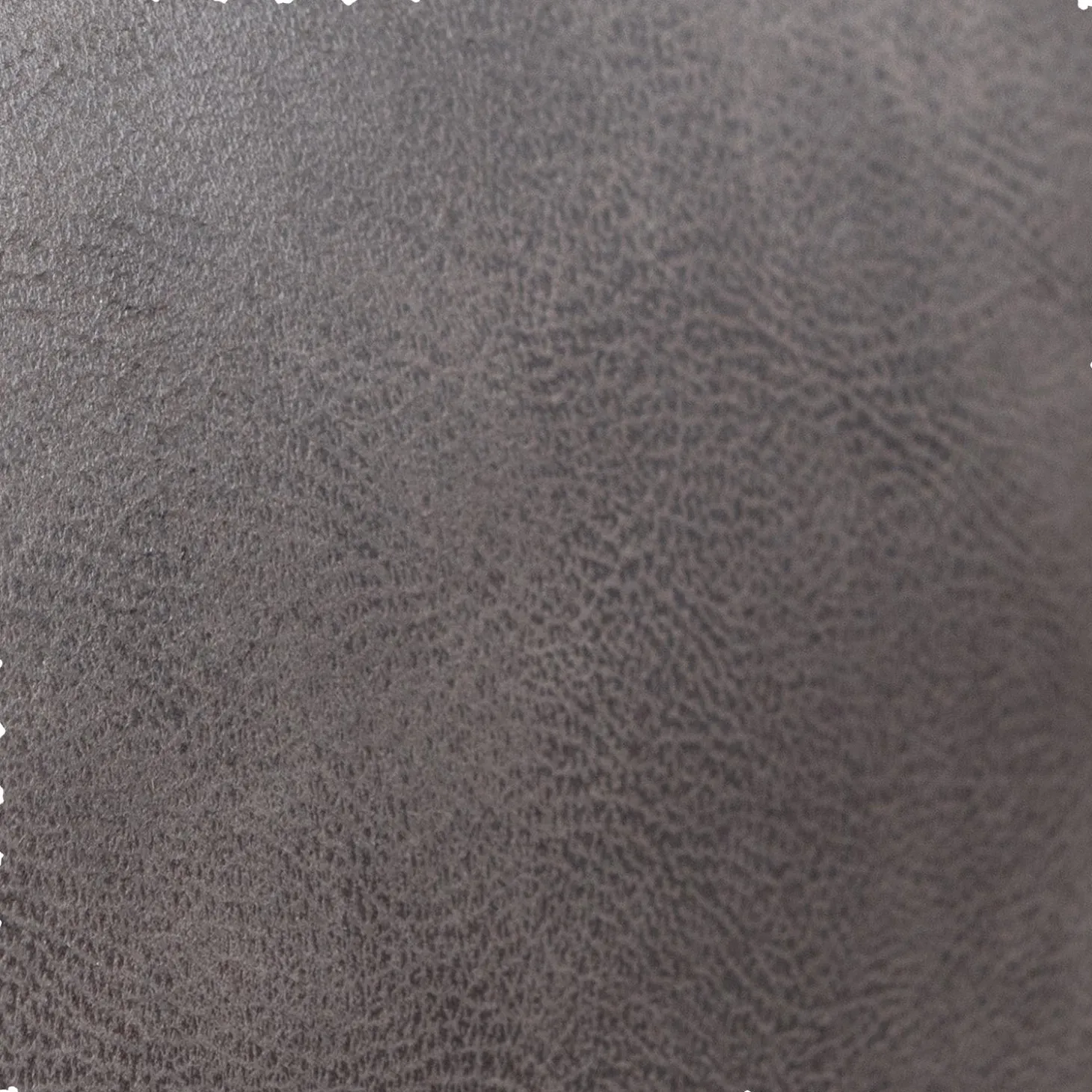 Hocker Statement Lederlook DonkerGrijs - Loft24.nl