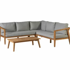 Hoek Loungeset Lucca Teakhout - Loft24.nl
