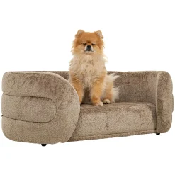 Huisdierenbed Bingo taupe chenille (Bergen 104 taupe chenille) - Loft24.nl