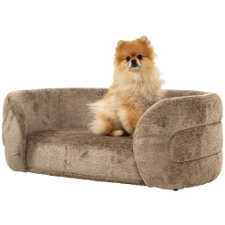 Huisdierenbed Bingo taupe chenille (Bergen 104 taupe chenille) - Loft24.nl