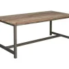 Industiële Eettafel Venetië Teak 180 cm - Loft24.nl