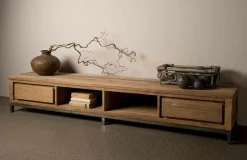 Industrieel TV-meubel Venetië 220 cm - Loft24.nl