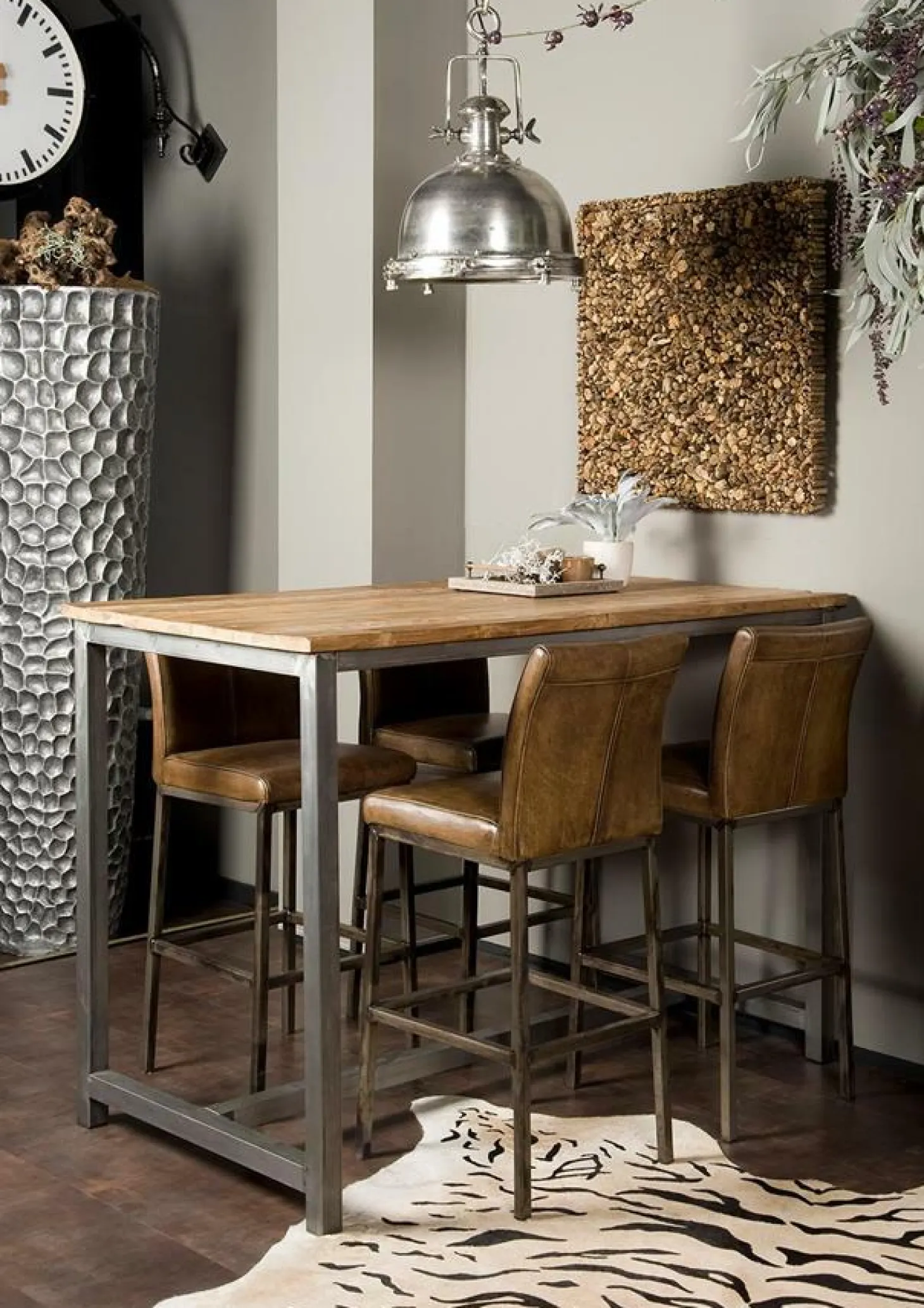 Industriële Bartafel Venetië 160 x 90 cm - Loft24.nl