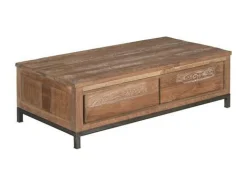 Industriële Salontafel Venetië met 4 laden - Loft24.nl