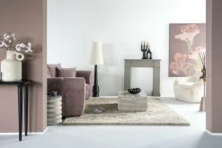 Kaarshouder Blix zwart - 28 cm hoog - Loft24.nl