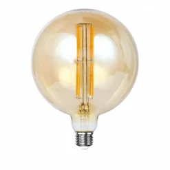 Kooldraadlamp Bol Ø15cm Amberkleurig dimbaar - Loft24.nl