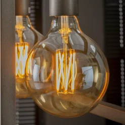 Kooldraadlamp Bol XL Ø12.5cm Amberkleurig dimbaar - Loft24.nl
