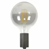 Kooldraadlamp Bol XL Ø12.5cm Smoke Grey dimbaar - Loft24.nl