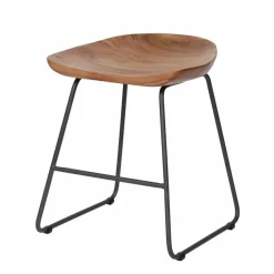 Kruk Ergo Acaciahout (zithoogte 46 cm) - Loft24.nl