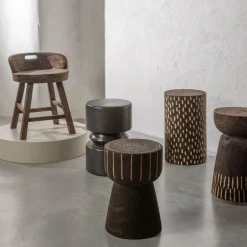 Kruk Rosalie - Paulowniahout - Loft24.nl