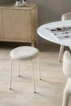 Kruk Skola - Beige (zithoogte 47 cm) - Loft24.nl