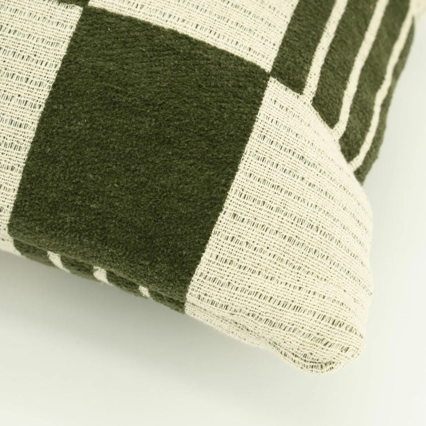 Kussen Twist 35x55 cm - Groen - Loft24.nl