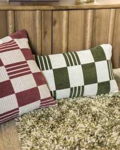 Kussen Twist 35x55 cm - Groen - Loft24.nl