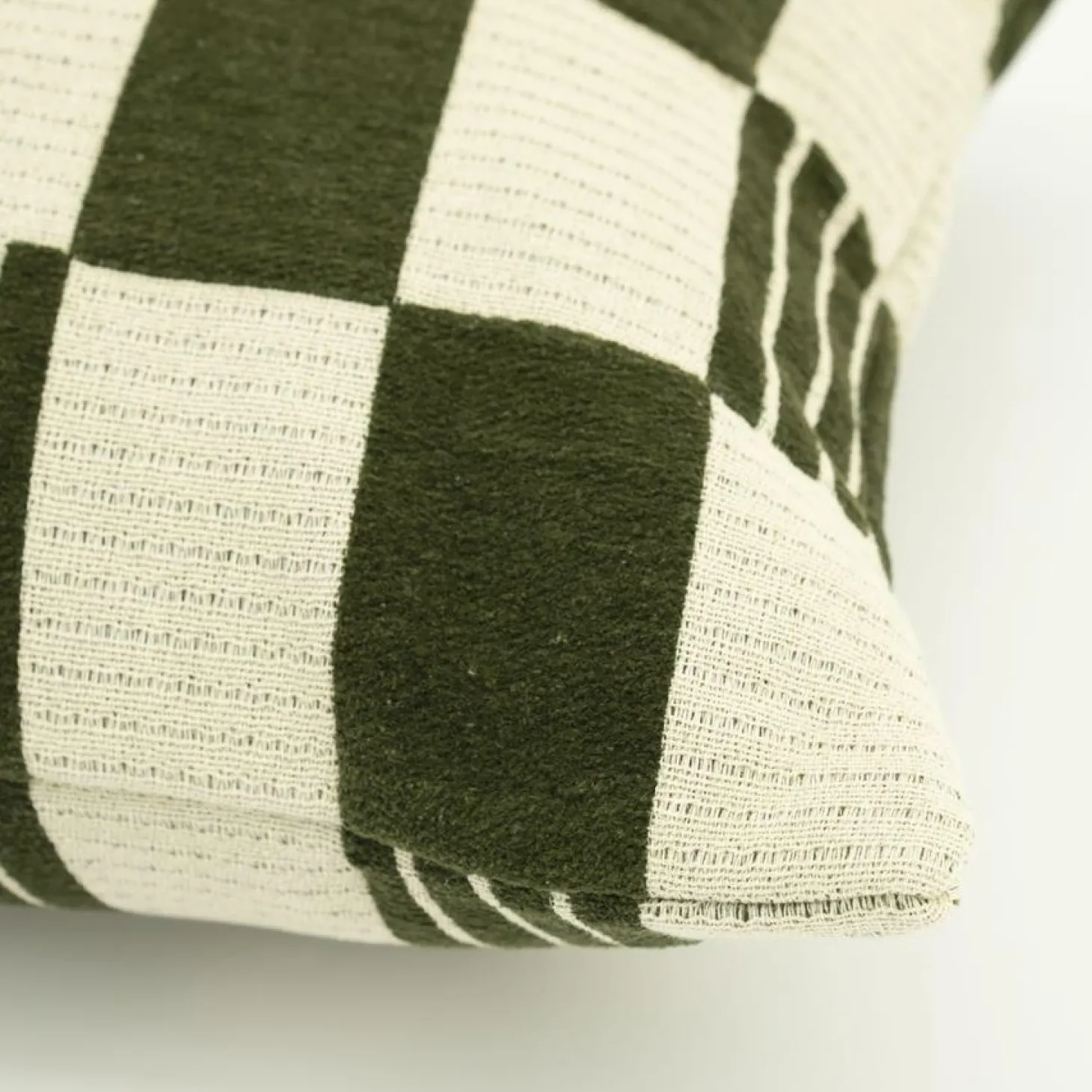 Kussen Twist 45x45 cm - Groen - Loft24.nl
