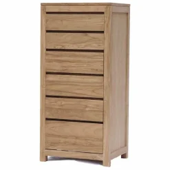 Ladekast Corona Teak met 6 laden - Loft24.nl