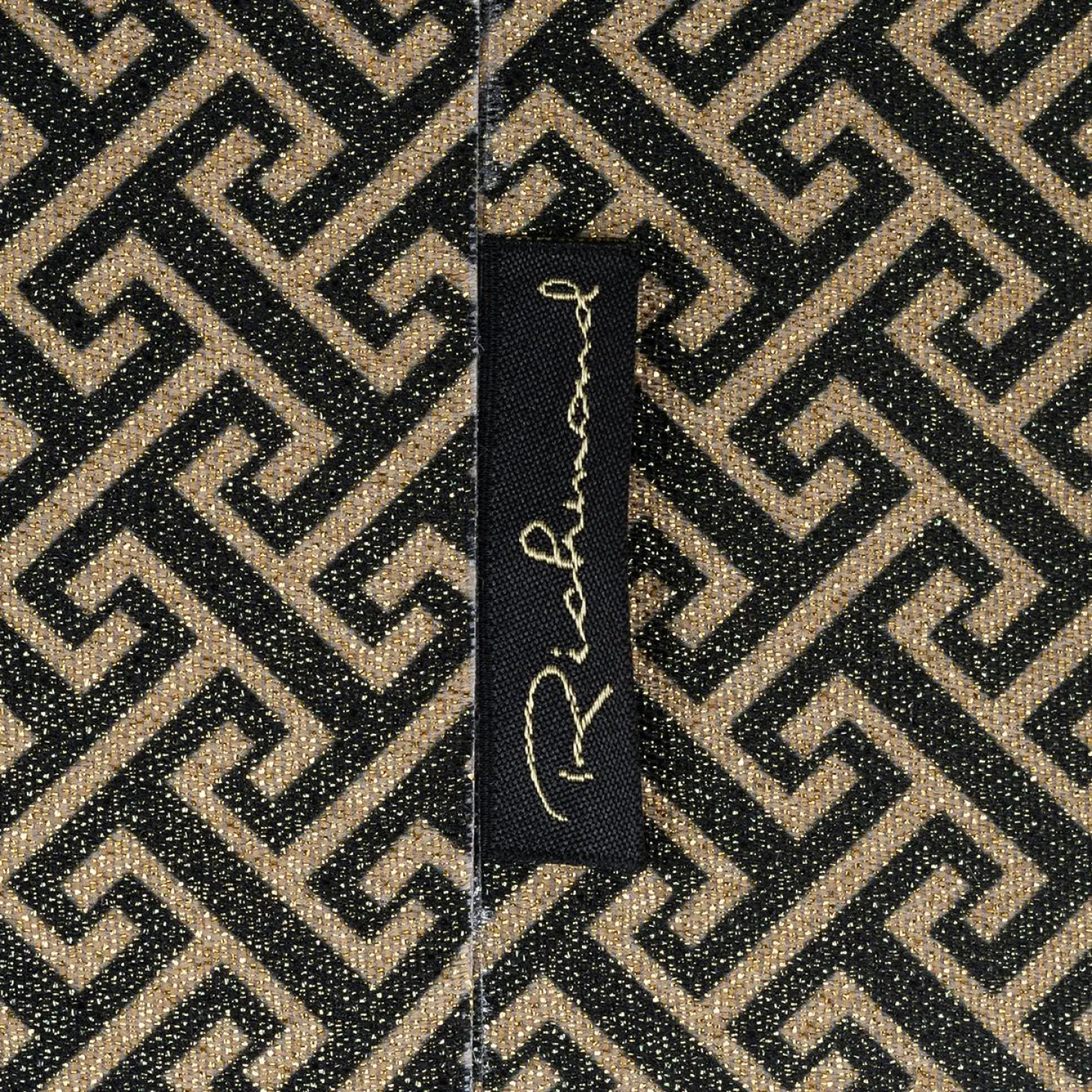 Lampenkap Geo kleur Zwart/Goud - Loft24.nl