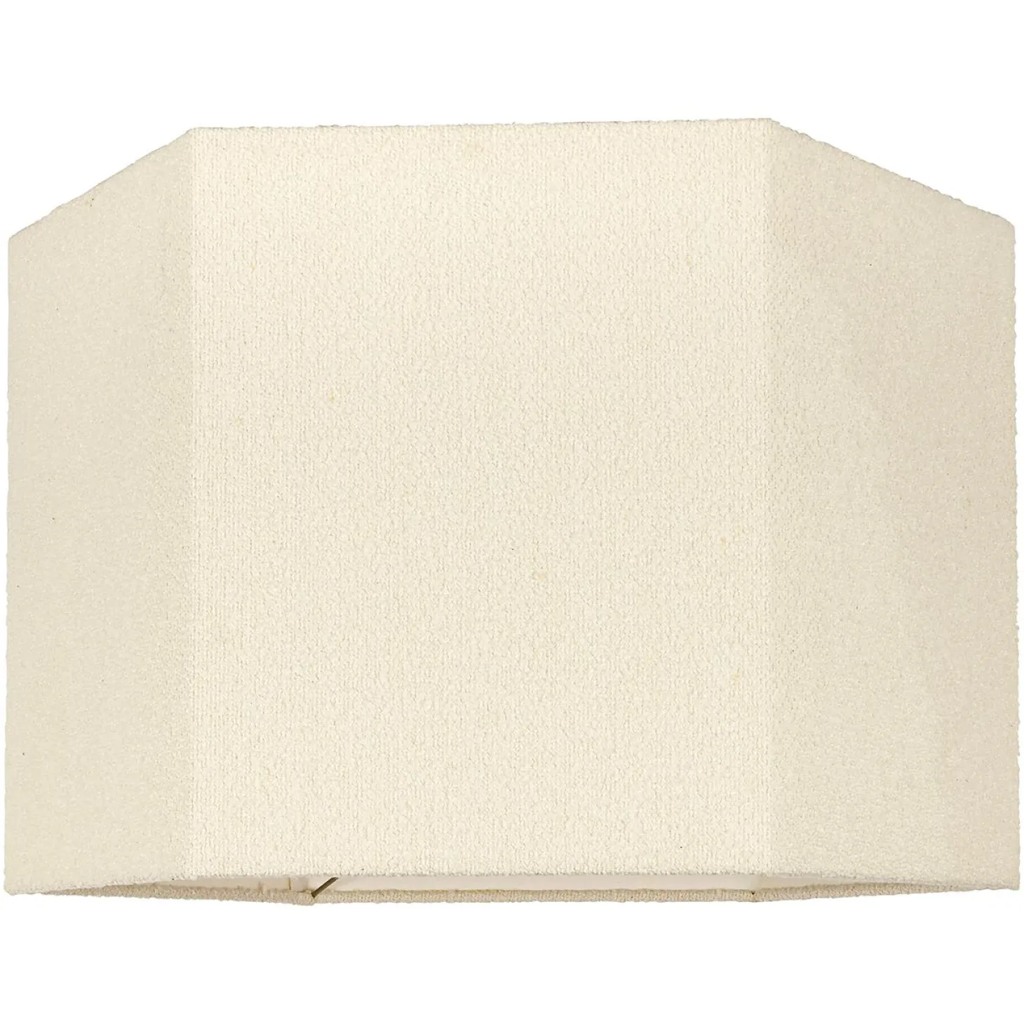 Lampenkap Soho Bouclé kleur Wit - Loft24.nl