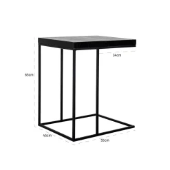 Laptoptafel Oakura - Zwart - Loft24.nl