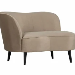 Lounge Fauteuil Sara - Khaki (links) - Loft24.nl