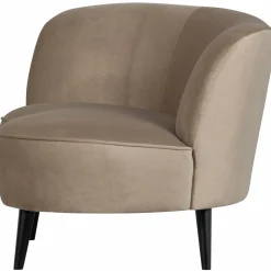 Lounge Fauteuil Sara - Khaki (links) - Loft24.nl