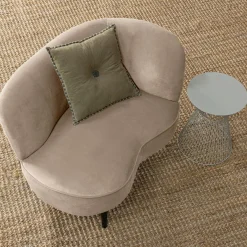 Lounge Fauteuil Sara - Khaki (rechts) - Loft24.nl