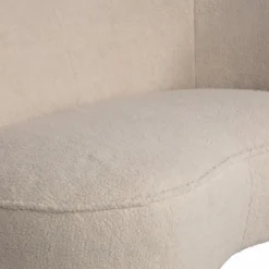Lounge Fauteuil Sara Teddy - Off White (rechts) - Loft24.nl