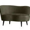Lounge Fauteuil Sara - Warm Groen (links) - Loft24.nl