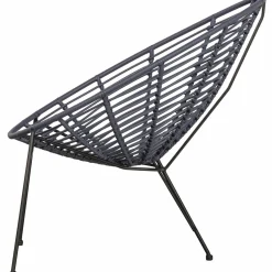Loungestoel Jane - Donkerblauw - Loft24.nl